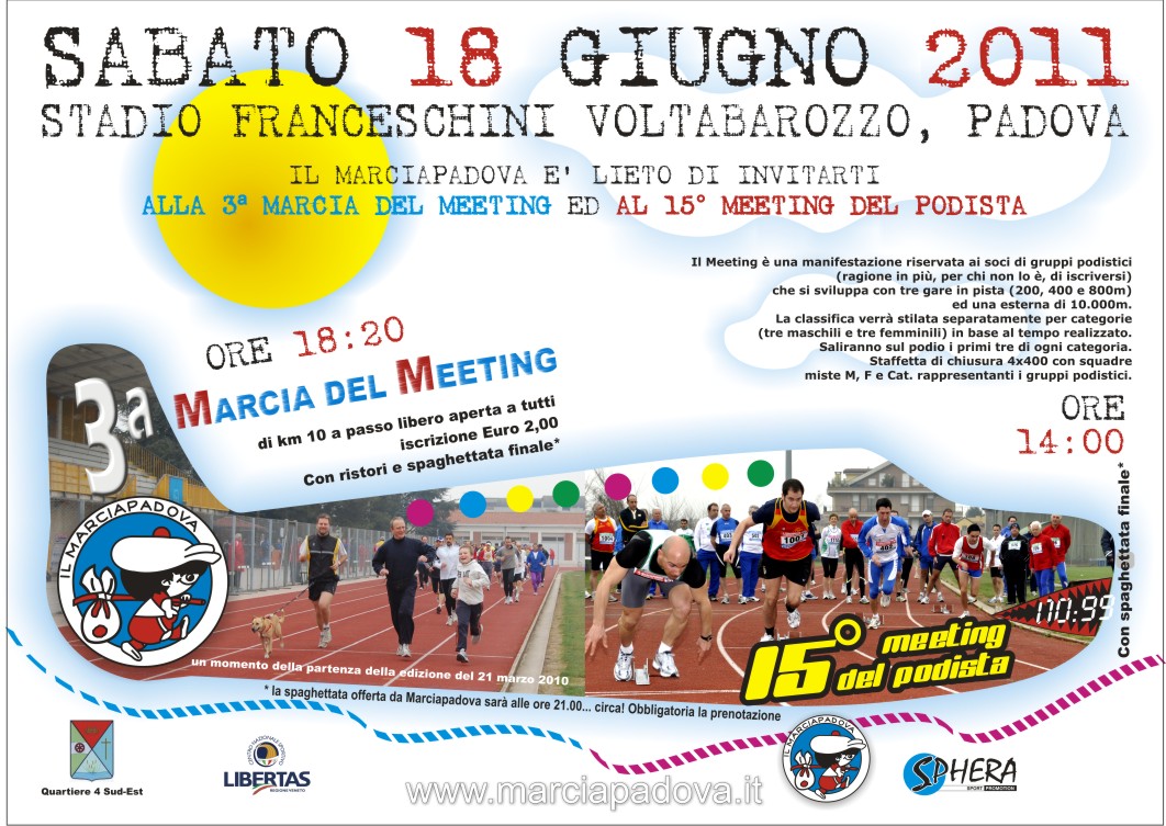 15° MEETING DEL PODISTA – 18/06/2011