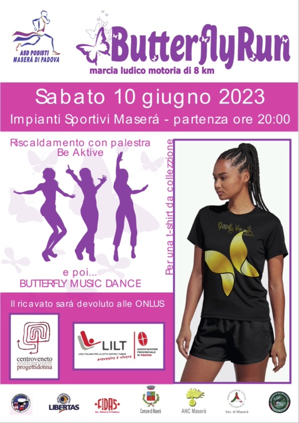 4ª BUTTERFLY RUN • MASERÀ DI PADOVA (PD) • 10/06/2023