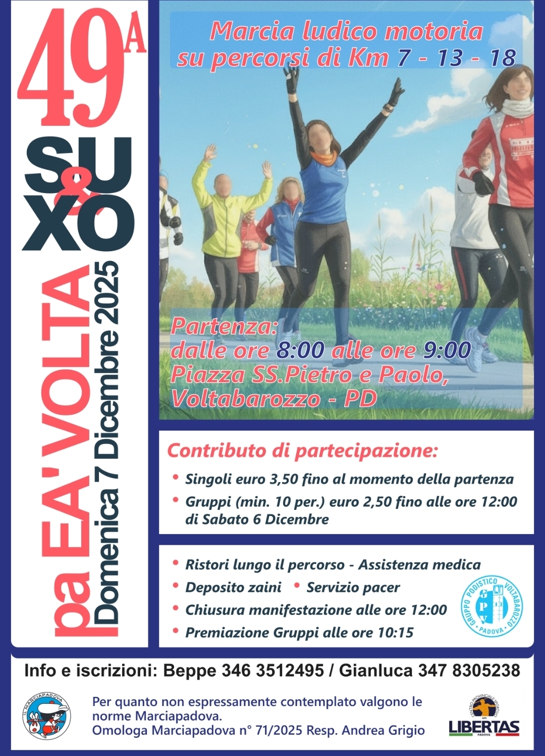 49ª SU E XO PA EA’ VOLTA • PADOVA – VOLTABAROZZO • 07/12/2025