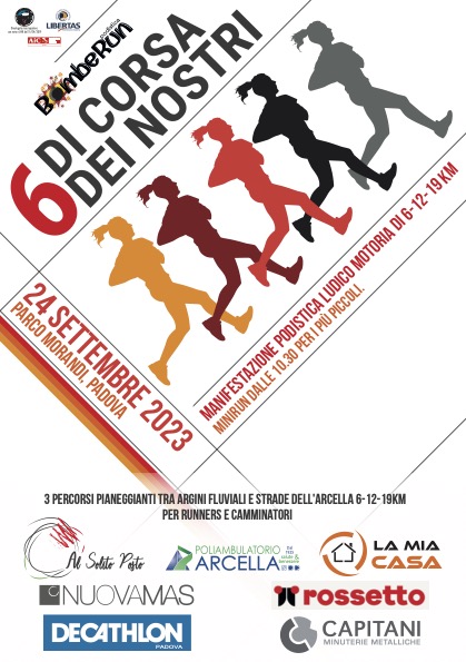 5ª “6 DI CORSA 6 DEI NOSTRI” • PARCO MORANDI – ARCELLA (PD) • 24/09/2023
