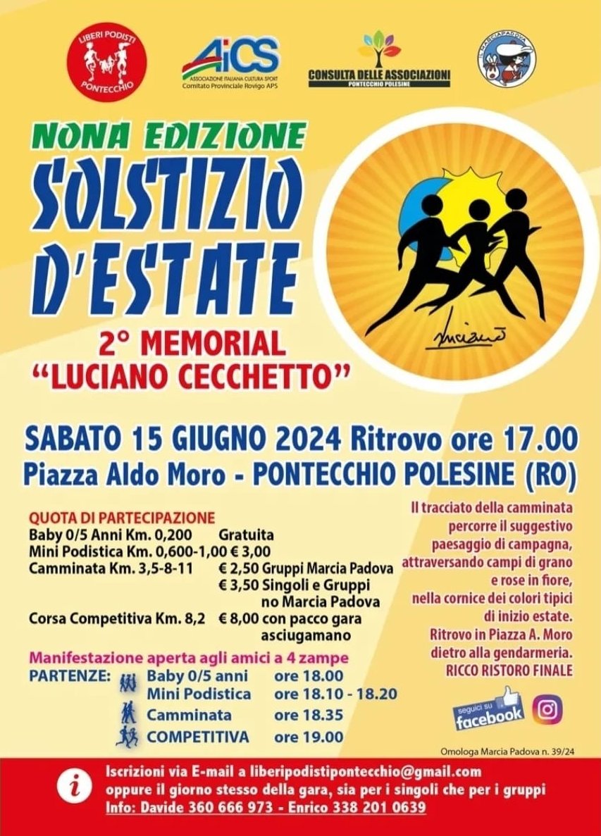 9ª SOLSTIZIO D’ESTATE • PONTECCHIO POLESINE (RO) • 15/06/2024